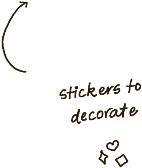 stickers to decorate